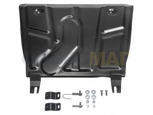 Защита картера и КПП Автоброня для 2,0 MT/2,0 АКПП/2,2D AT сталь 2 мм на Toyota RAV4 № 111.05709.1
