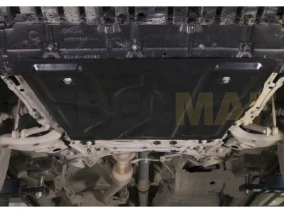 Защита картера и КПП Автоброня для 2,0 MT/2,0 АКПП/2,2D AT сталь 2 мм для Toyota RAV4 2010-2019