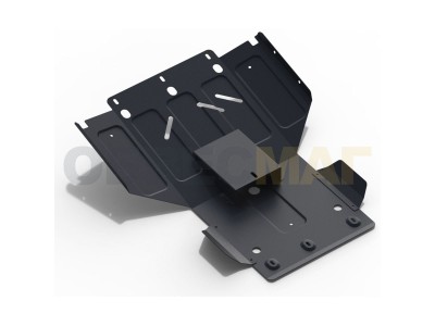 Защита картера Автоброня для 4,2D и 4,7i сталь 2 мм для Toyota Land Cruiser 100/Lexus LX-470 1998-2007