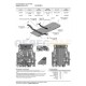 Защита КПП Автоброня и РК для 2,7/3,0TD/4,0/4,6/2,8TD сталь 2 мм для Toyota Land Cruiser Prado 150/Lexus GX460 2009-2019