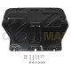 Защита картера АвтоБроня сталь 2 мм для Volkswagen Multivan/Caravelle/Transporter 2003-2021
