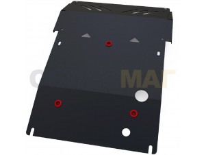 Защита картера и радиатора Автоброня для 2,3/2,6D/2,9D/3,2 сталь 2 мм на Tagaz Road Partner/Tager № 111.06101.3