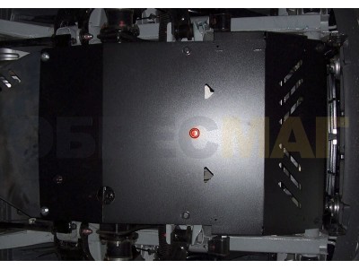 Защита картера и радиатора Автоброня для 2,3/2,6D/2,9D/3,2 сталь 2 мм для Tagaz Road Partner/Tager 2008-2014