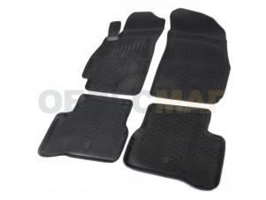 Коврики салона Rival полиуретан 4 штуки для Hyundai Accent № 12311001