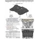 Защита картера и КПП АБС-Дизайн композит 6 мм для Nissan Teana/Murano 2008-2021