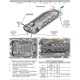 Защита КПП АБС-Дизайн композит 6 мм для Infiniti Q50 2013-2021