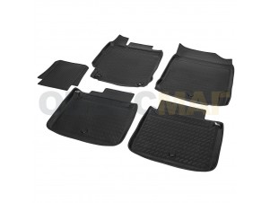 Коврики салона Rival полиуретан 5 штук для Toyota Camry № 15701002