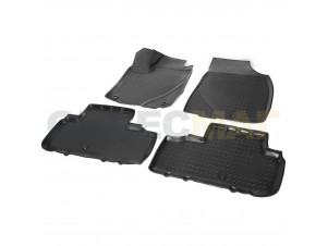 Коврики салона Rival полиуретан 4 штуки для Toyota Highlander № 15703001