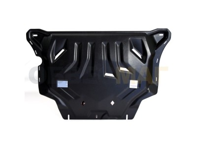 Защита картера и КПП АБС-Дизайн композит 8 мм для Audi 3/Volkswagen Golf 7/Seat Leon/Skoda Octavia A7 2012-2020