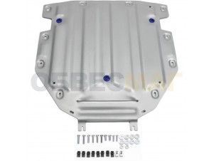 Защита КПП Rival для 3,0 и 3,0D алюминий 4 мм для Audi Q7 № 333.0330.1