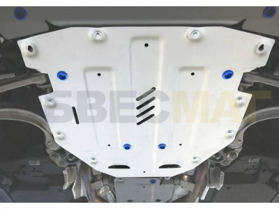 Защита КПП Rival для 3,0 и 3,0D алюминий 4 мм для Audi Q7 2015-2021