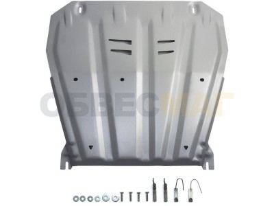 Защита картера и КПП Rival для 1,2T/2,0/2,0D/2,5 алюминий 4 мм для Nissan Qashqai/X-Trail T31/T32/Renault Koleos 2007-2021