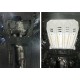 Защита картера и КПП Rival для 1,2T/2,0/2,0D/2,5 алюминий 4 мм для Nissan Qashqai/X-Trail T31/T32/Renault Koleos 2007-2021