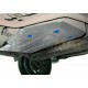 Защита топливного бака Rival для 1,5D/1,6/2,0 алюминий 4 мм на 4х2 для Nissan Terrano/Renault Duster/Kaptur 2011-2021