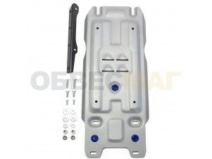 Защита КПП Rival для 4,5D/4,6/4,7/5,7 алюминий 4 мм для Toyota Land Cruiser 200/Lexus LX-570 № 333.9507.1