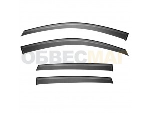 Дефлекторы окон Rival Premium оргстекло 4 штуки для Renault Duster № 34701001