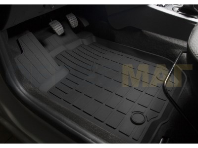 Коврики салона Rival литьевые резина 5 штук для Renault Logan 2015-2021