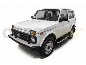 Пороги алюминиевые Rival Premium для Нива ВАЗ 2121 № A128ALP.6004.1