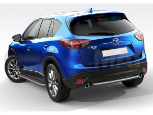 Пороги алюминиевые Rival Premium для Mazda CX-5 № A173ALP.3801.3