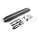 Пороги алюминиевые Rival Premium для Nissan Qashqai/Qashqai +2/X-Trail T31 2007-2015