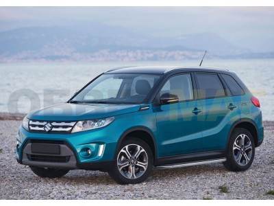 Пороги алюминиевые Rival Premium для Suzuki Vitara 2015-2021 A173ALP.5503.1