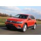 Пороги алюминиевые Rival Premium для Volkswagen Tiguan 2016-2021