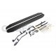 Пороги алюминиевые Rival Black для Hyundai Santa Fe/Santa Fe Premium 2012-2018