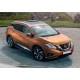 Пороги алюминиевые Rival Black для Nissan Murano 2016-2021