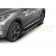 Пороги алюминиевые Rival Premium для Mitsubishi Eclipse Cross 2018-2021