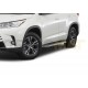 Пороги алюминиевые Rival Premium для Toyota Highlander 2014-2020