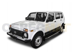 Пороги алюминиевые Rival Premium для Нива ВАЗ 2131 № A180ALP.6004.1