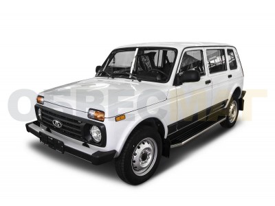 Пороги алюминиевые Rival Premium для Нива ВАЗ 2131 1993-2021