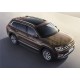 Пороги алюминиевые Rival Black для Volkswagen Teramont 2018-2021
