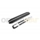Пороги алюминиевые Rival Black для Volvo XC90 2006-2014
