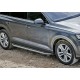 Пороги алюминиевые Rival Premium для Audi Q7 2015-2021