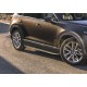 Пороги алюминиевые Rival Premium для Mazda CX-9 2017-2021
