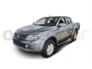Пороги алюминиевые Rival Premium для Mitsubishi L200 № A193ALP.4003.1
