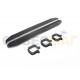 Пороги алюминиевые Rival Premium для Mitsubishi L200 2006-2021