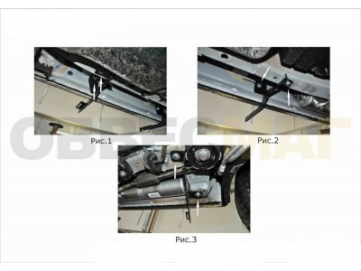 Пороги алюминиевые Rival Premium для Volkswagen Touareg/Audi Q7 2009-2017