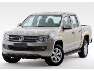 Пороги алюминиевые Rival Premium для Volkswagen Amarok № A193ALP.5803.1