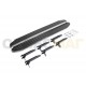 Пороги алюминиевые Rival Premium для Volkswagen Amarok 2010-2021