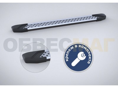 Пороги алюминиевые Rival BMW-Style для Suzuki Vitara 2015-2021 D160AL.5503.1