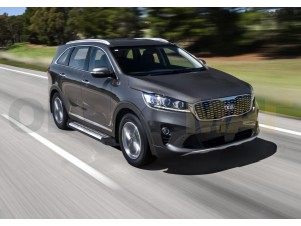 Пороги алюминиевые Rival BMW-Style для Kia Sorento Prime № D180AL.2803.4