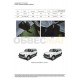 Пороги алюминиевые Rival BMW-Style для Нива ВАЗ 2131 1993-2021