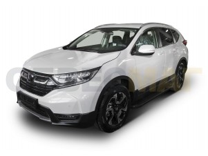 Пороги алюминиевые Rival Black New для Honda CR-V № F173ALB.2103.1