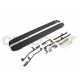 Пороги алюминиевые Rival Black New для Kia Sorento 2012-2020