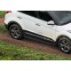 Пороги алюминиевые Rival Black New для Hyundai Creta 2016-2021