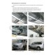 Пороги алюминиевые Rival Black New для Mitsubishi Pajero 4 2006-2021