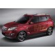 Пороги алюминиевые Rival Black New для Changan CS35 2013-2021