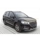 Пороги алюминиевые Rival Black New для Haval H6 2014-2020
